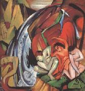 The Waterfall (mk34) Franz Marc